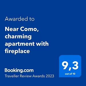 Near Como, Charming With Fireplace Apartment